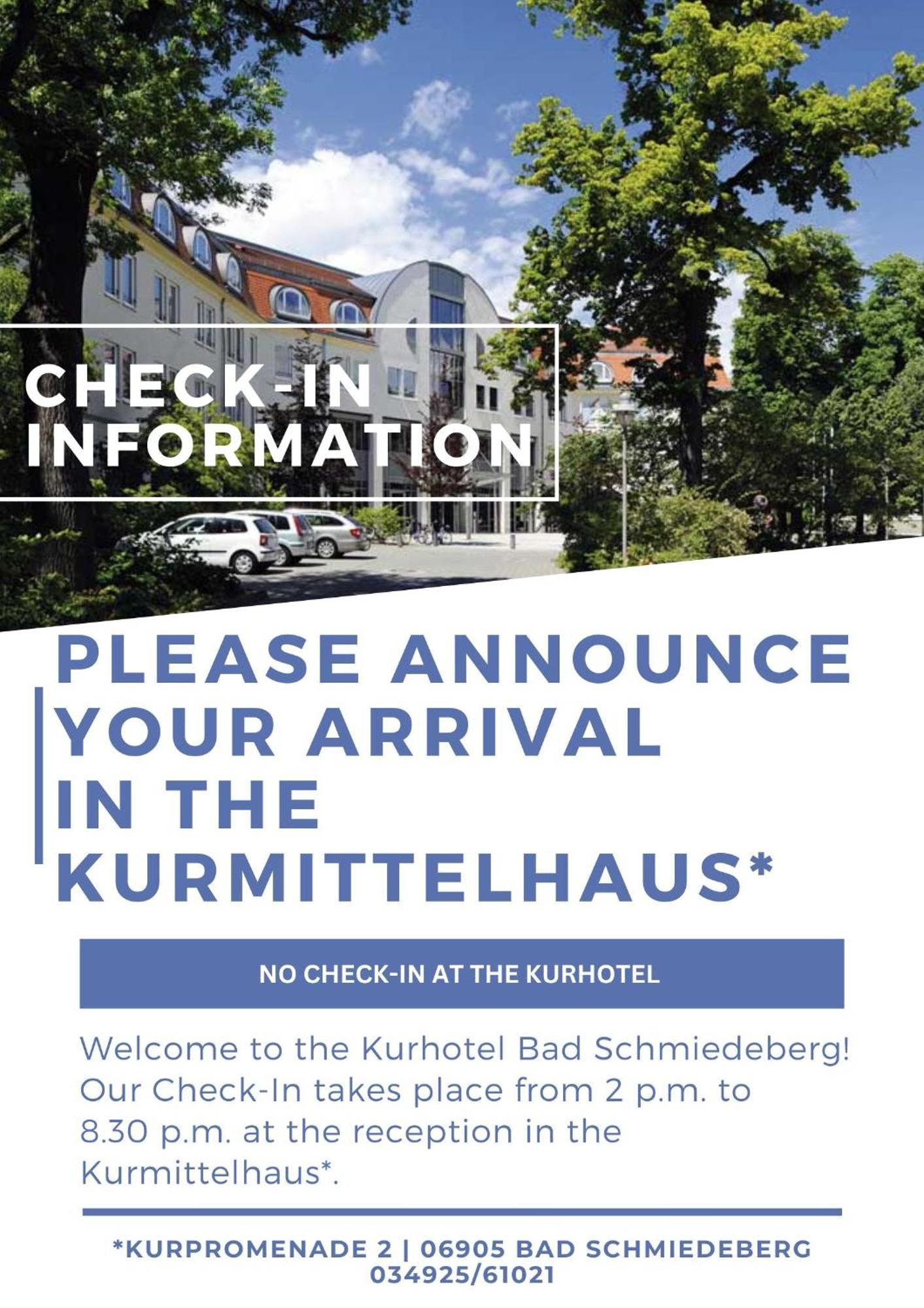 Kurhotel Bad Schmiedeberg Εξωτερικό φωτογραφία